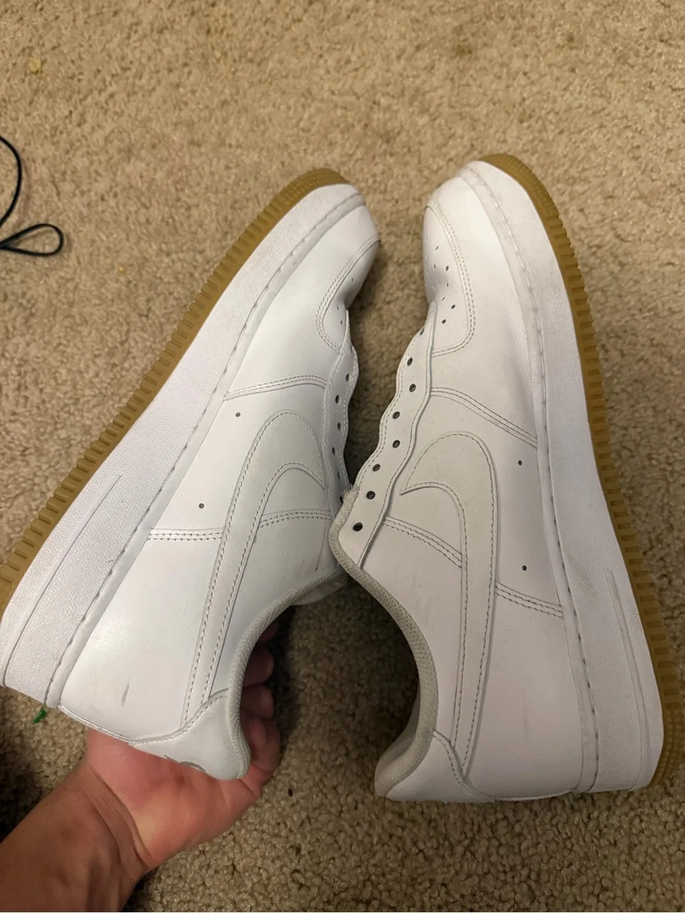 Air Force one Gummy Sole No Laces